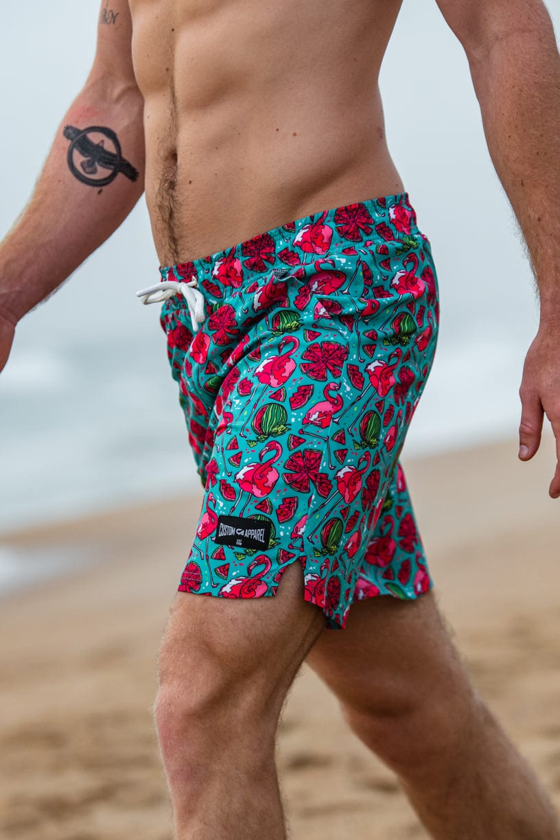 Mens hybrid hot sale board shorts