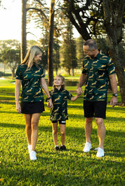 CA Springbok Golf Shirt | Green Bokke