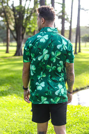 CA Funky Golf Shirt | Lucky Clovers