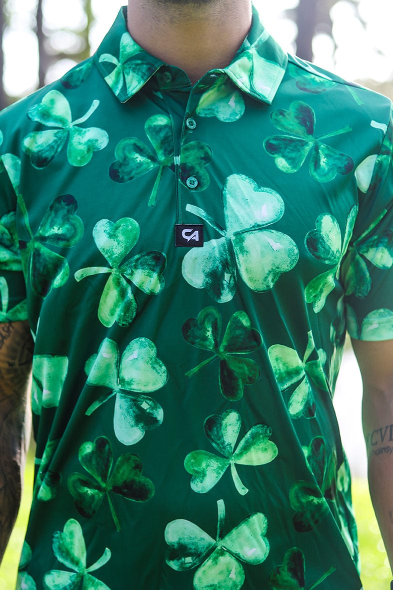 CA Funky Golf Shirt | Lucky Clovers