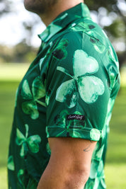 CA Funky Golf Shirt | Lucky Clovers