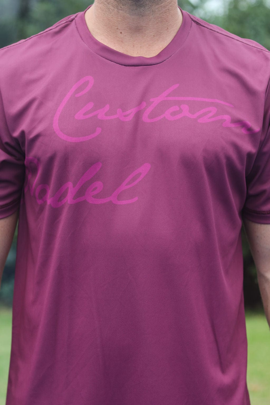 CA Padel Shirt | Maroon Wrap