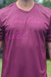 CA Padel Shirt | Maroon Wrap