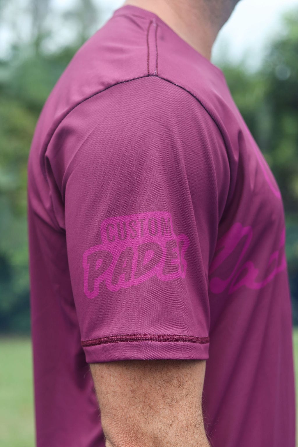 CA Padel Shirt | Maroon Wrap