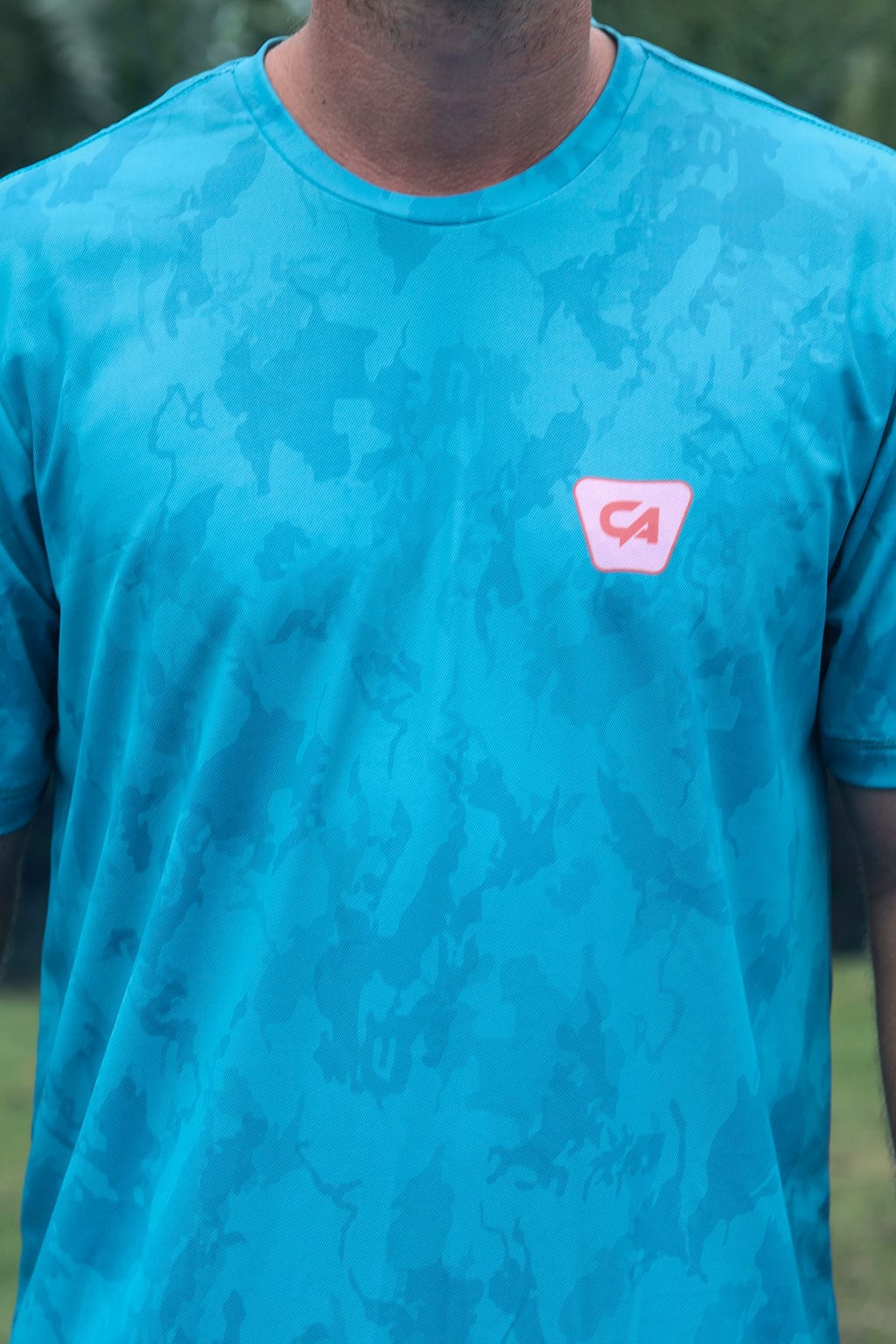 CA Padel Shirt | Turquoise Camo