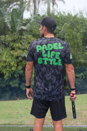 CA Padel Shirt | Black Camo