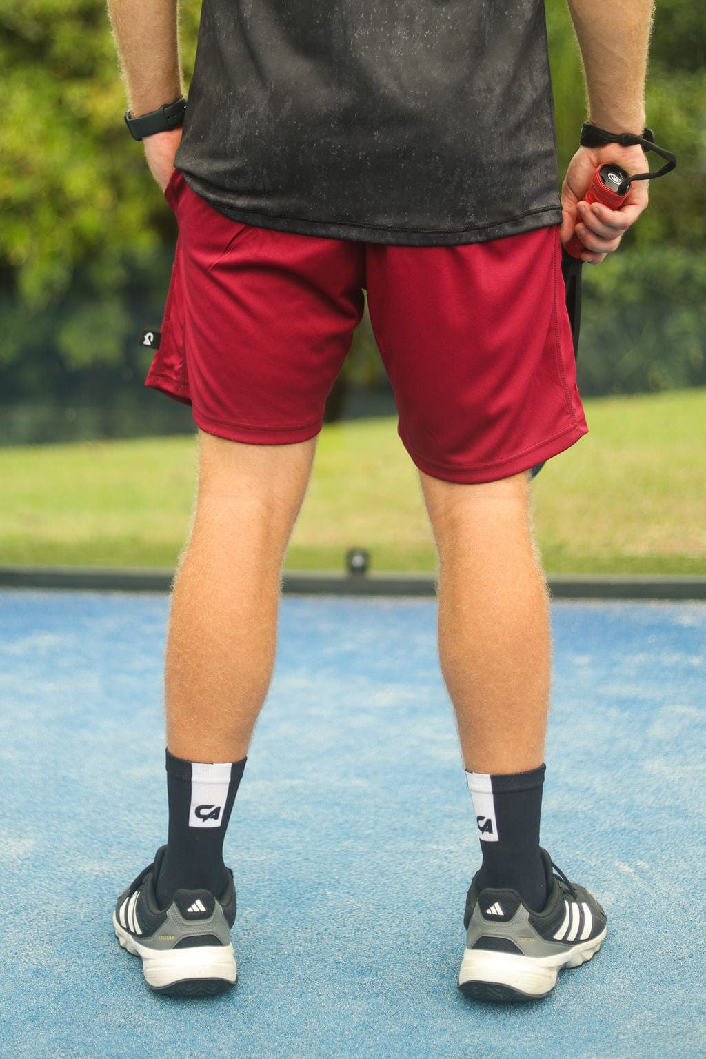 CA Padel Shorts | Burgundy