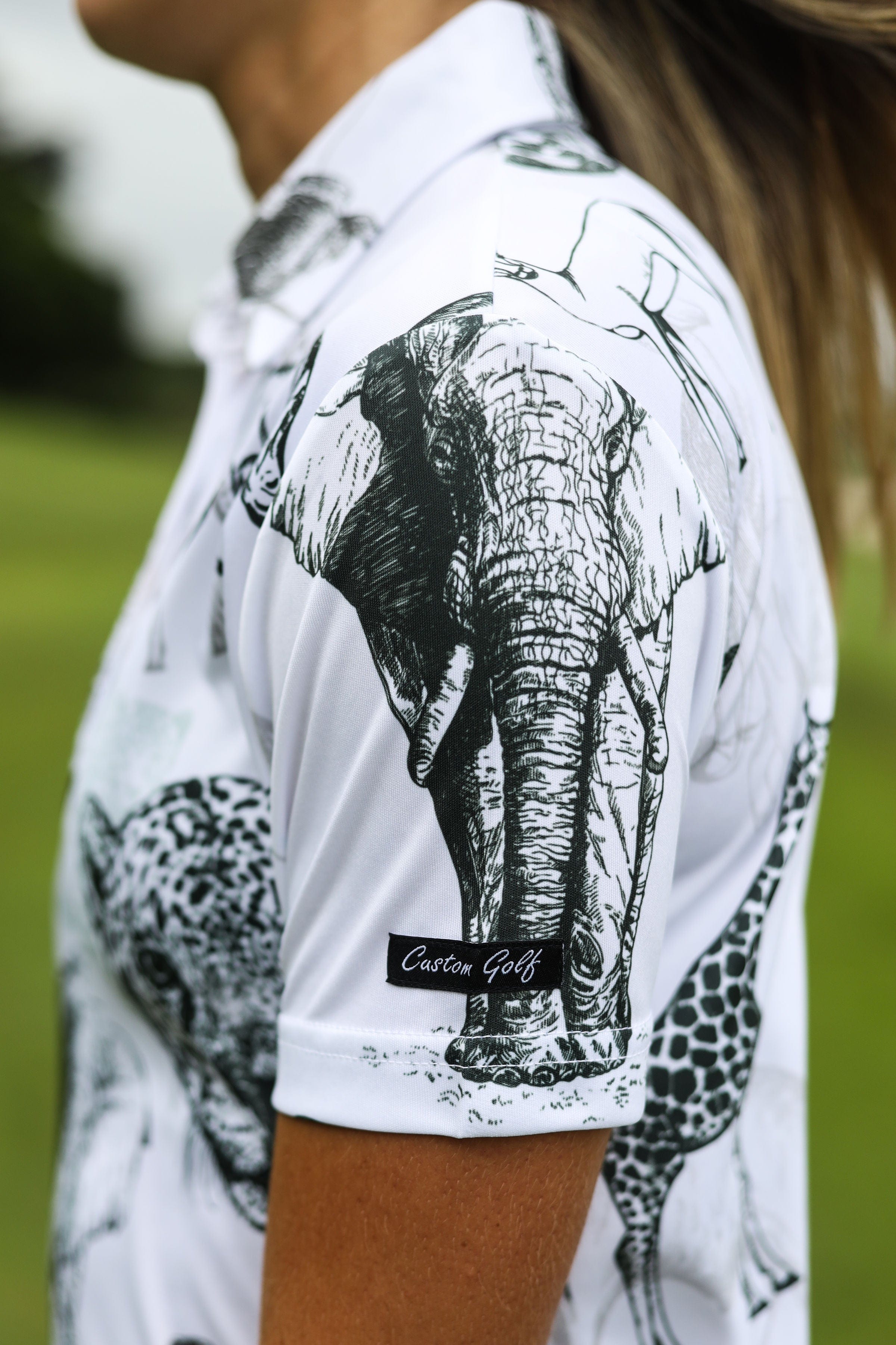 CA Ladies Funky Golf Shirt | Wild Animals