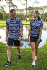 CA Funky Golf Shirt | Snow Way