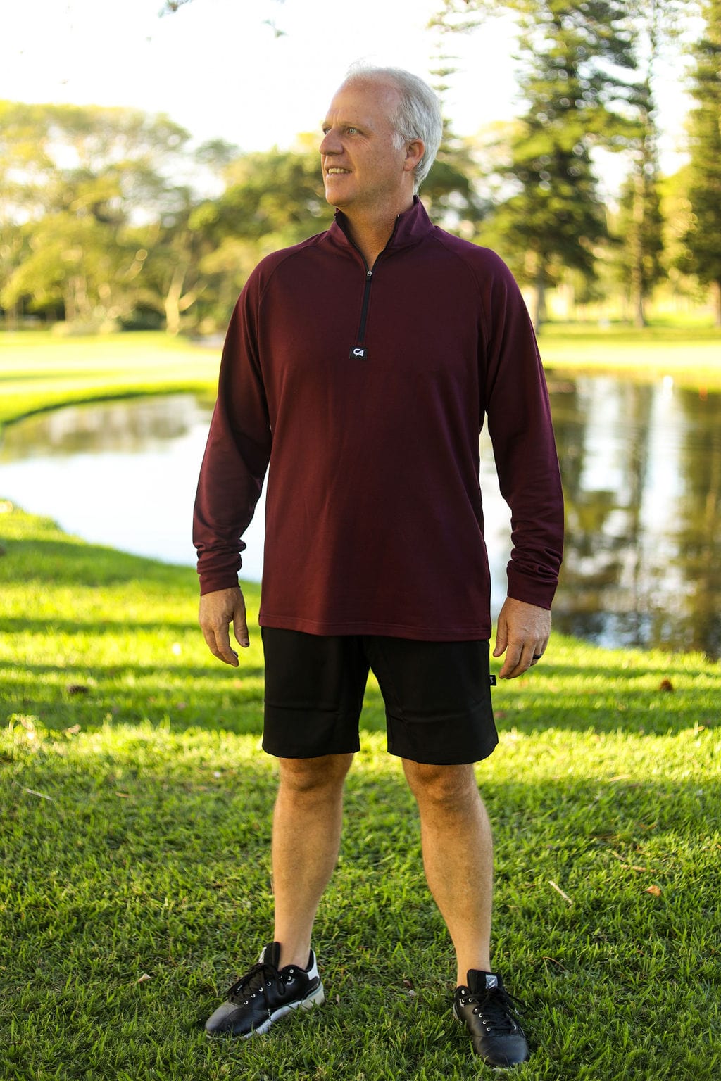 CA Apex Golf Jersey | Burgundy