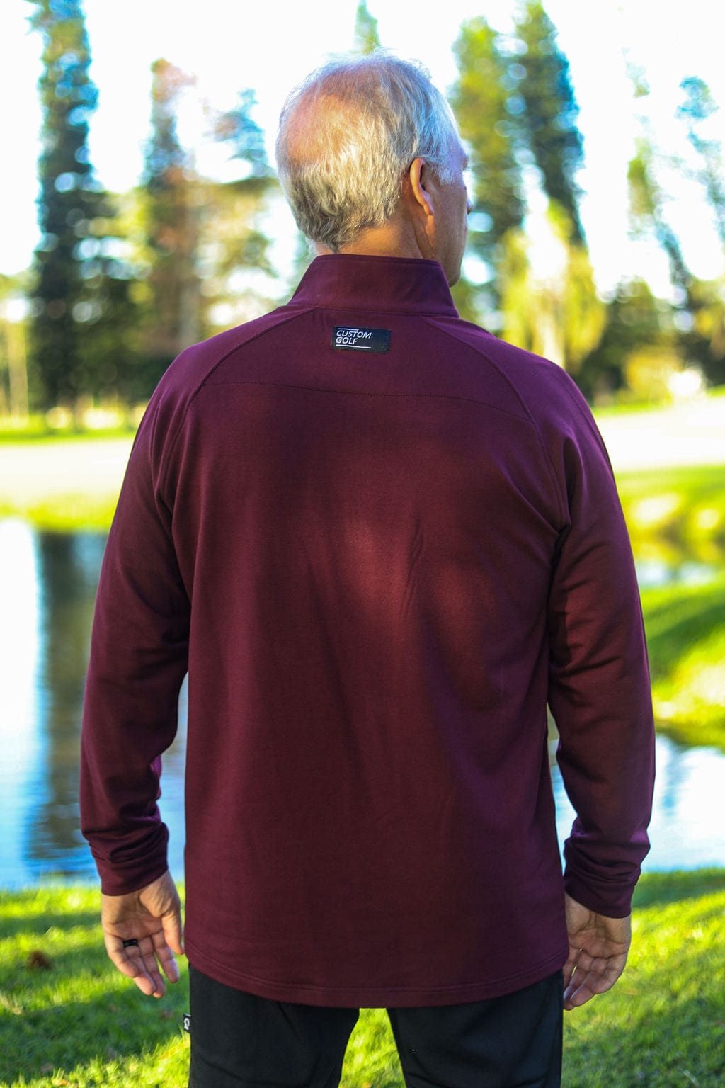 CA Apex Golf Jersey | Burgundy