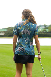 CA Ladies Funky Golf Shirt | Rhino's In The Wild