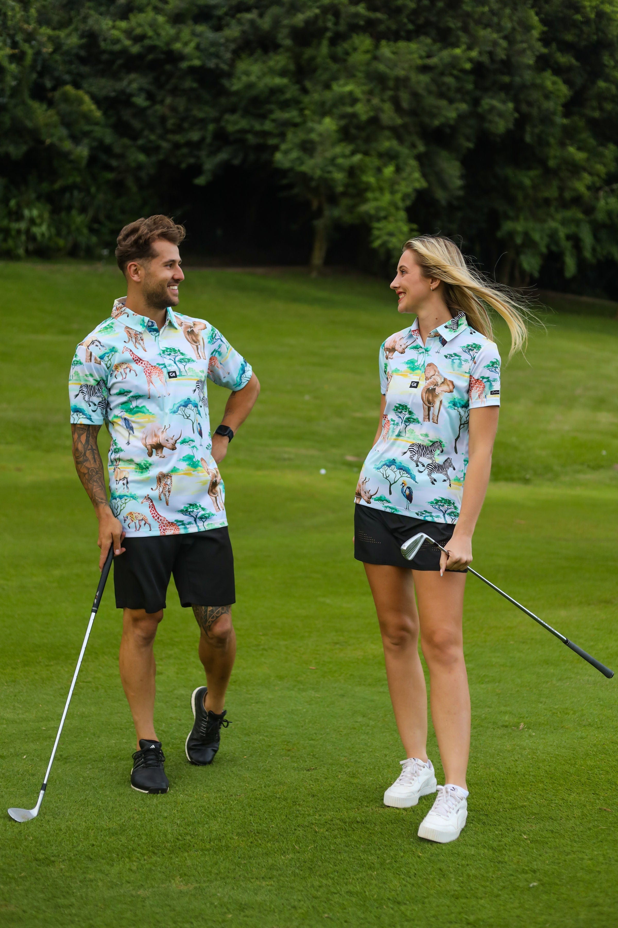 CA Ladies Funky Golf Shirt | Safari