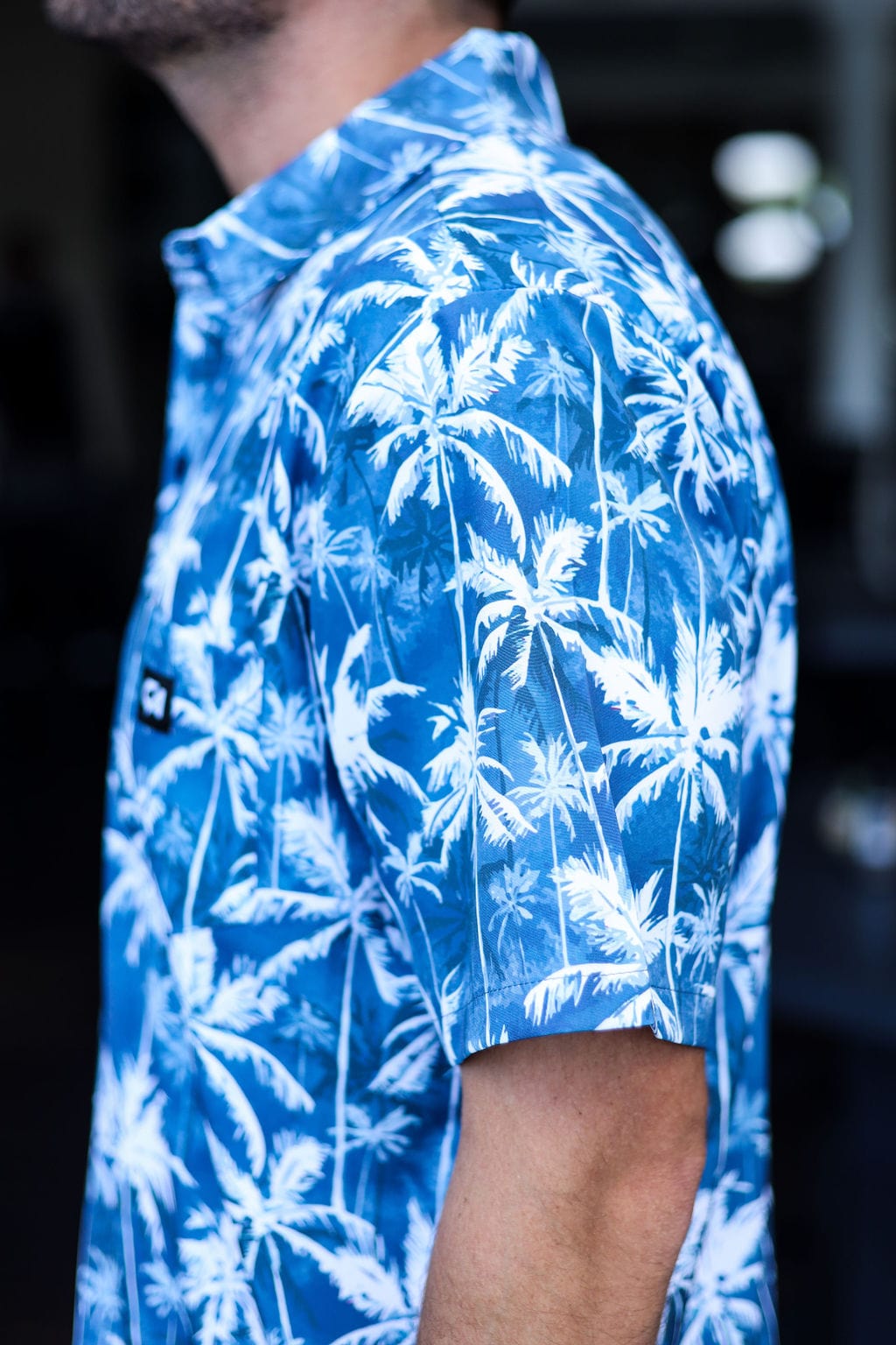 CA Mens Button-Up | Evening Palms