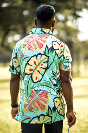 CA Funky Golf Shirt | Leafy Greens